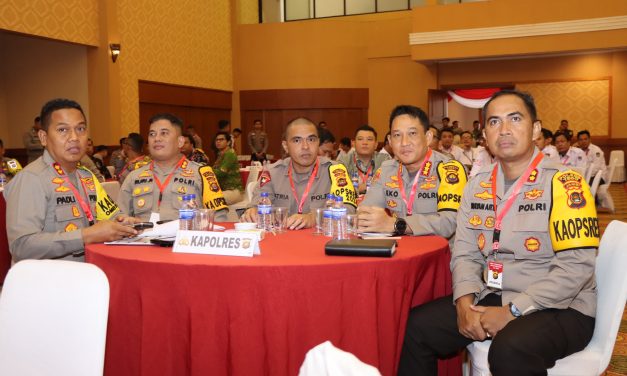 Kapolresta Jambi Hadiri Rakor Lintas Sektoral OMB Rangka Pengamanan Pemilu 2023-2024 Mewujudkan Pemilu Aman Damai