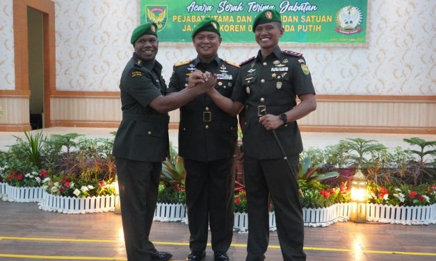 Letkol Inf Suyono S. Sos Resmi Menjabat Dandim 0420/Sarko