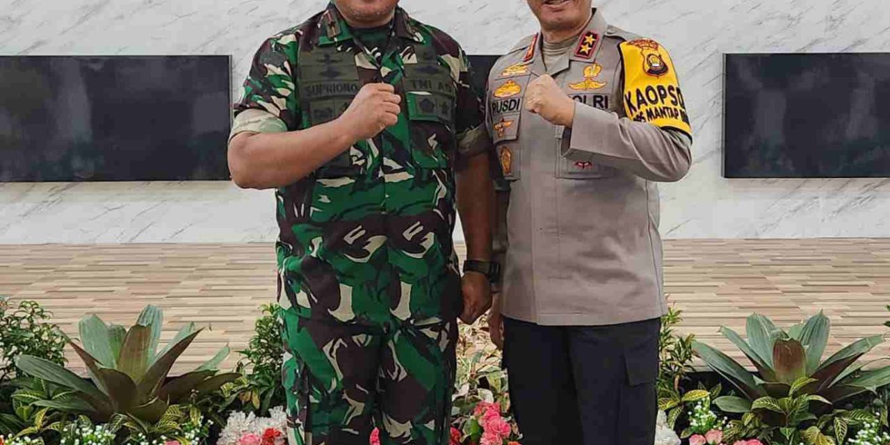 Sinergi Tanpa Batas , Danrem 042/Gapu Bersama Kapolda Jambi Wujudkan Jambi Kamtibmas dan Pemilu Aman Damai 2024