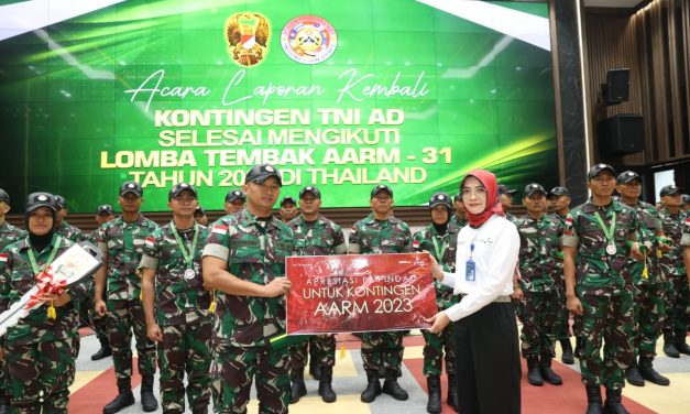 Mantap! Tim Tembak TNI AD Raih Gelar Juara Umum ke-14 Lomba Tembak AARM