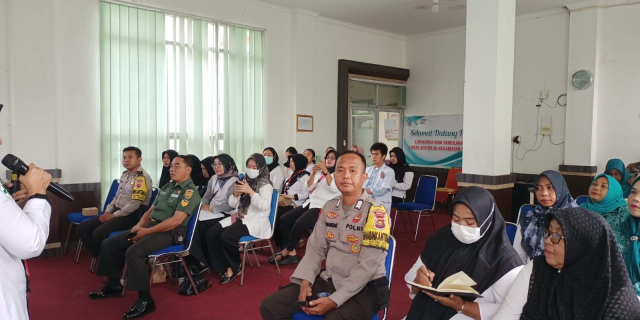 Bhabinkamtibmas Polsek Jambi Selatan, Hadiri Kegiatan Mini Lokakarya Lintas Sektoral UPTD Puskesmas se-Kecamatan Paalmerah.