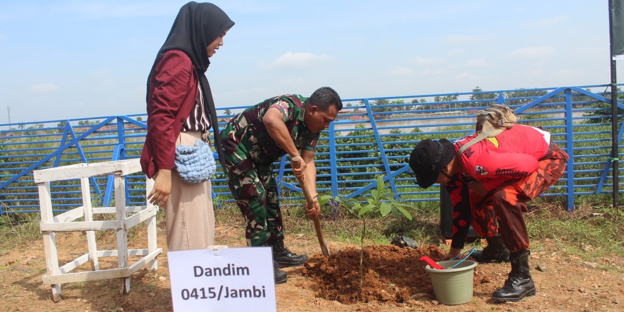 Kodim 0415/Jambi Gelar penghijauan di Kota Jambi