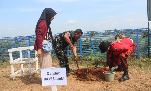 Kodim 0415/Jambi Gelar penghijauan di Kota Jambi