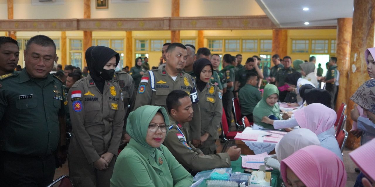 Danrem 042/GAPU Turut Mendonorkan Darahnya
