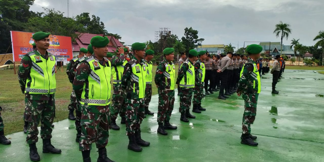 Pabung Mayor CHK Dedy Afrizal, SH, MH hadiri, Apel Siaga Bencana Banjir, Tanah Longsor dan Angin Puting Beliung 2023