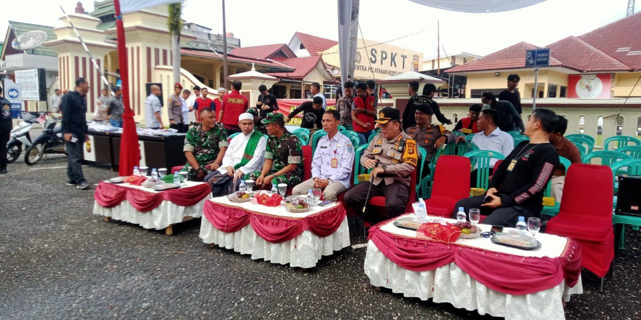 Dandim 0420/Sarko Hadiri Pemusnahan Narkoba dan Miras di Polres Merangin