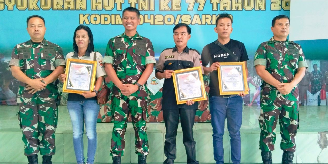 Bersama Para Insan Pers di Merangin, Dandim 0420/Sarko Gelar Coffee Morning