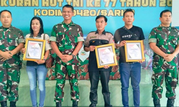 Bersama Para Insan Pers di Merangin, Dandim 0420/Sarko Gelar Coffee Morning