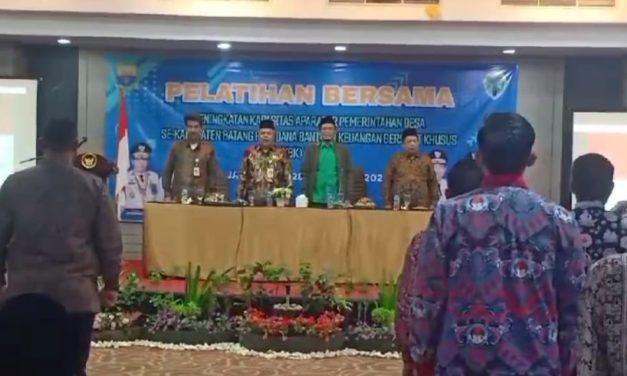 Pemerintah Kabupaten Batanghari gelar Pelatihan Bersama Peningkatan Kapasitas Aparatur Pemerintah Desa se Kabupaten Batanghari Dana Bantuan Keuangan Bersifat Khusus Tahun 2023