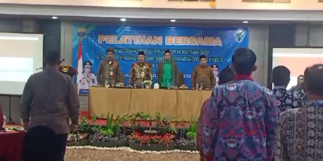 Pemerintah Kabupaten Batanghari gelar Pelatihan Bersama Peningkatan Kapasitas Aparatur Pemerintah Desa se Kabupaten Batanghari Dana Bantuan Keuangan Bersifat Khusus Tahun 2023