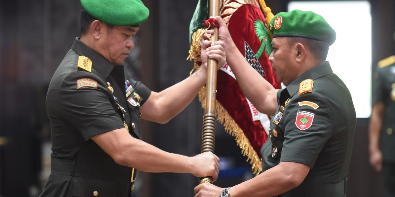 Pimpin Sertijab, Kasad Ingatkan Urgensi Perkembangan Lingstra dan Teknologi