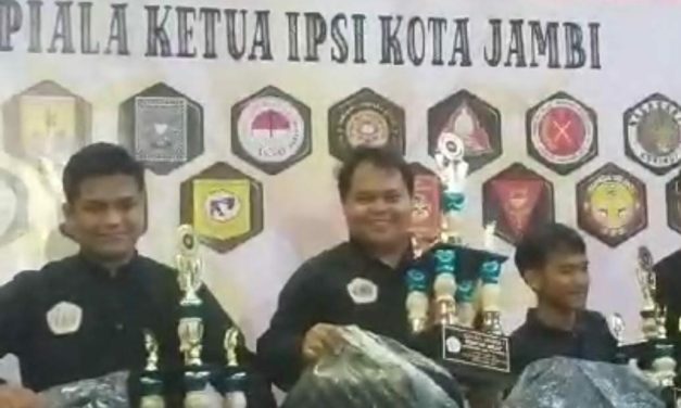 Perguruan Silat HIMSSI GP Juara Umum di Open Turnamen Kejuaraan Pencak Silat IPSI Kota Jambi