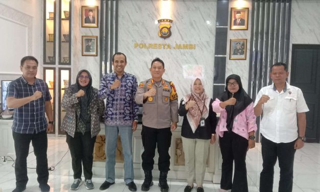 Sinergitas Jelang Pemilu Polresta Jambi Terima Kunjungan Silaturahmi KPU Kota Jambi .