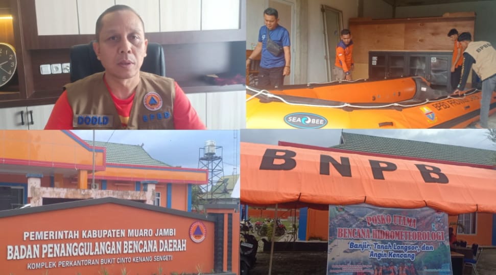 Waspada Banjir Di Muaro Jambi Debit air di sungai Batanghari meningkat mencapai 14,10 cm