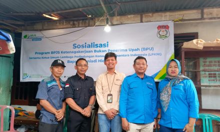 Sosialisasi Program BPJS  Bersama LPKNI.