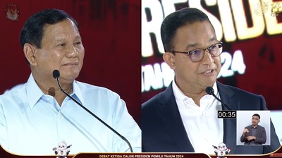 Prabowo Tampil ‘Dingin’ di Debat Ketiga Capres, Ada Apa?