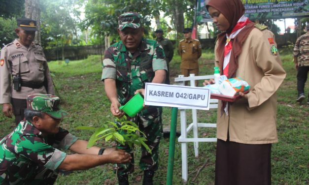 Dandim 0415/Jambi selenggarakan Program Penanaman Pohon Serentak.