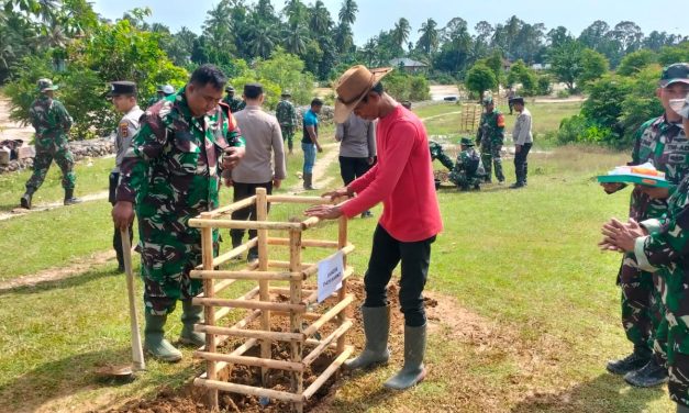 Kodim 0420/Sarko Bersama Forkopimda Merangin Wujudkan Penghijauan Kembali, Adakan Penanaman Pohon.