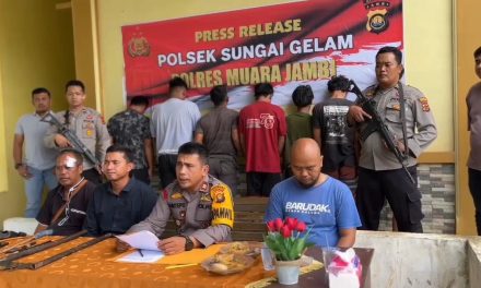 Ini Nama-Nama Komplotan Pencuri Sawit yang Diringkus Polsek Sungai Gelam, 1 DPO