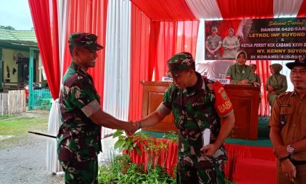 Dandim 0420/Sarko Bersama Ketua Persit KCK Cabang XXVII, Face To Face Dengan Prajurit Dan Persit