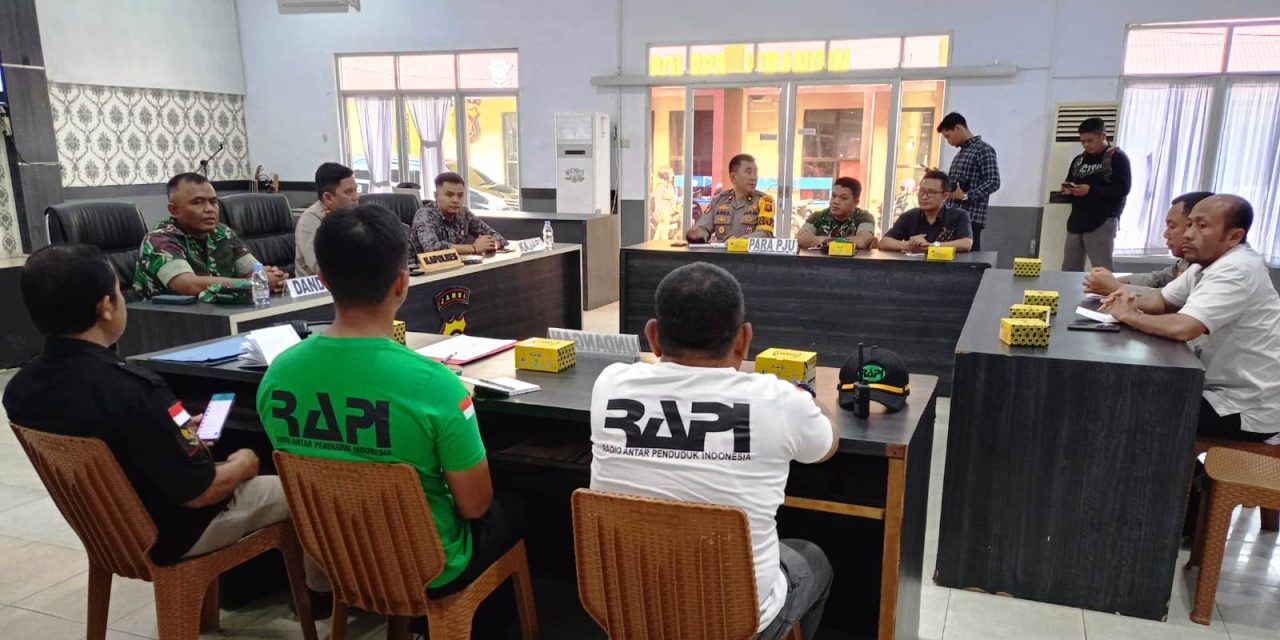 Kodim 0420 /Sarko Yang Diwakili Kasdim Hadiri Coffee Morning Mantap Brata 2023-2024 Di Mapolres Merangin