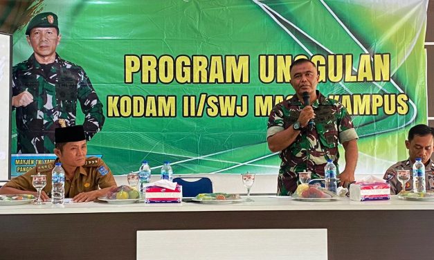 Wujud Kedekatan TNI Dengan Mahasiswa, Kodim 0420/Sarko lanjutkan Program Unggulan Kodam II/Sriwijaya Masuk Kampus