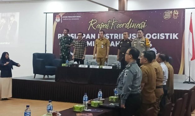 Dandim 0420/Sarko,Hadiri Rapat Koordinasi Distribusi Logistik Pemilu 2024