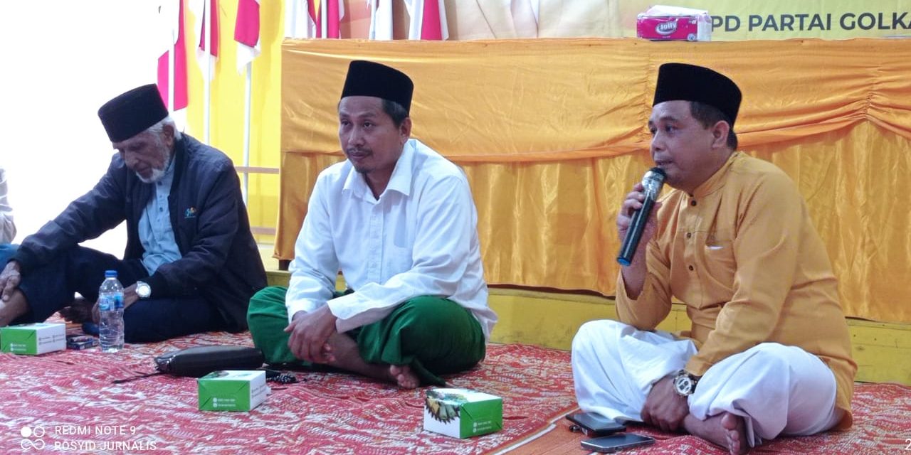 Ketua DPD Partai Golkar Kota Jambi Budi Setiawan mengikuti kegiatan Do’a Bersama yang dipimpin oleh Ust. Muslimin