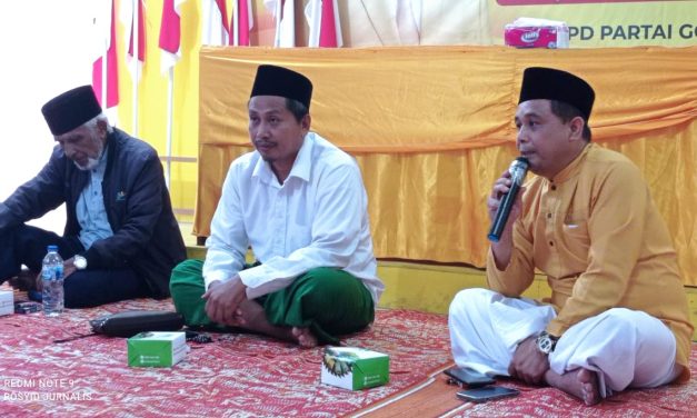 Ketua DPD Partai Golkar Kota Jambi Budi Setiawan mengikuti kegiatan Do’a Bersama yang dipimpin oleh Ust. Muslimin