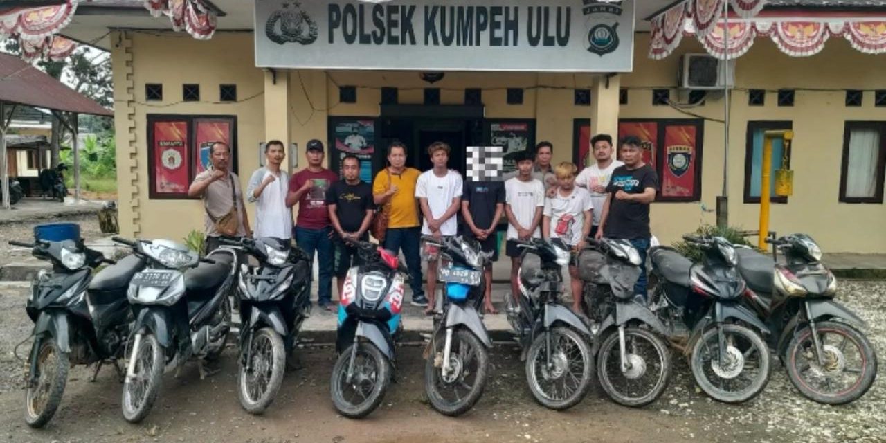 Petualangan Pelaku Curanmor Berakhir di Tangan Reskrim Polsek Kumpeh Ulu