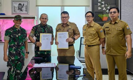 Kodim 0418/Palembang MOU Bersama Dinas PUPR Kota Palembang Dalam Karya Bakti TNI