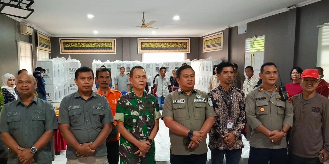 Kapolsek Telanaipura Pimpin Pelaksanaan PAM Rapat Sidang Pleno Penghitungan Suara Pemilu 2024