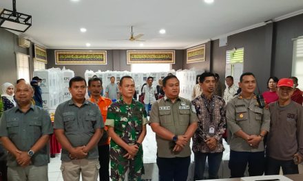 Kapolsek Telanaipura Pimpin Pelaksanaan PAM Rapat Sidang Pleno Penghitungan Suara Pemilu 2024