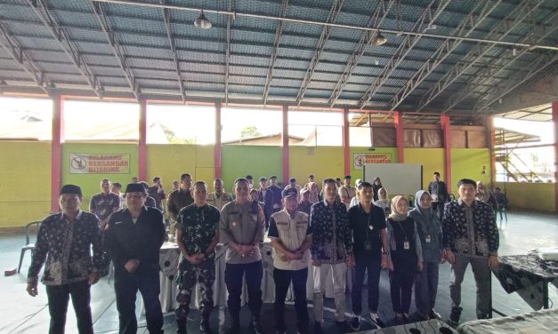 Kapolsek Telanaipura Hadiri Rapat Pleno Terbuka Rekapitulasi Perhitungan Suara Tingkat PPK Kec Danau Sipin Pemilu 2024