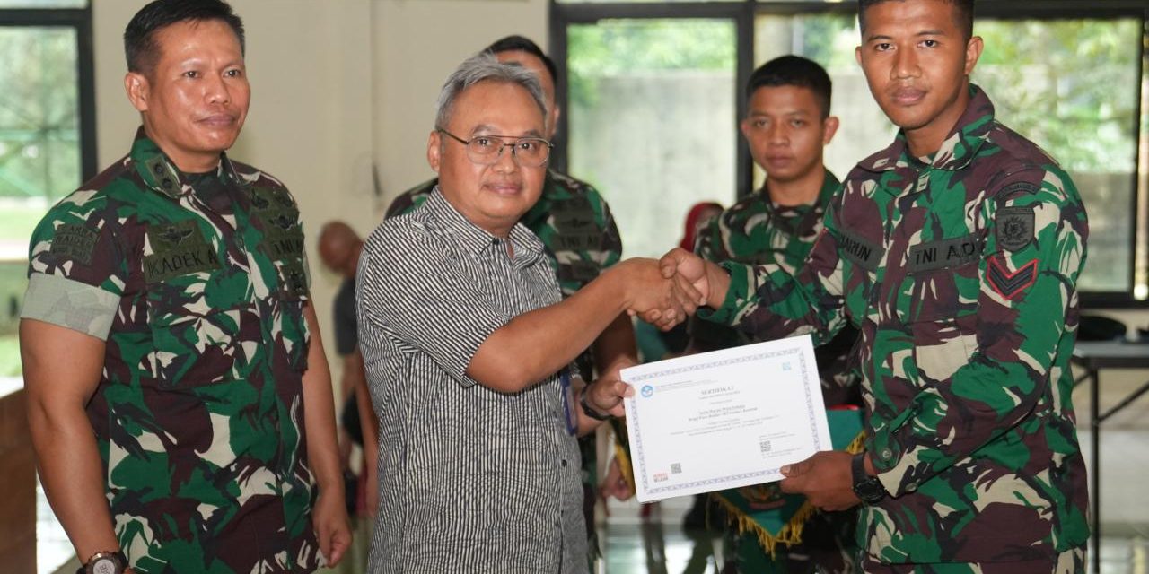 Tingkatkan Profesionalisme Prajurit, TNI AD Gelar Pelatihan dan Sertifikasi Tenaga Pengajar dan Kesehatan