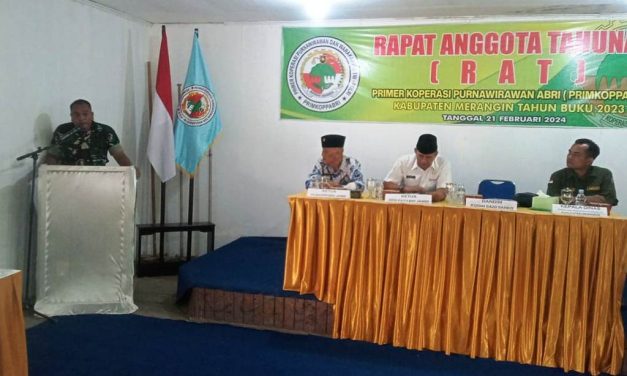 Kapendim 0420/Sarko Hadiri Rapat Anggota Tahunan,PUSKOPPABRI