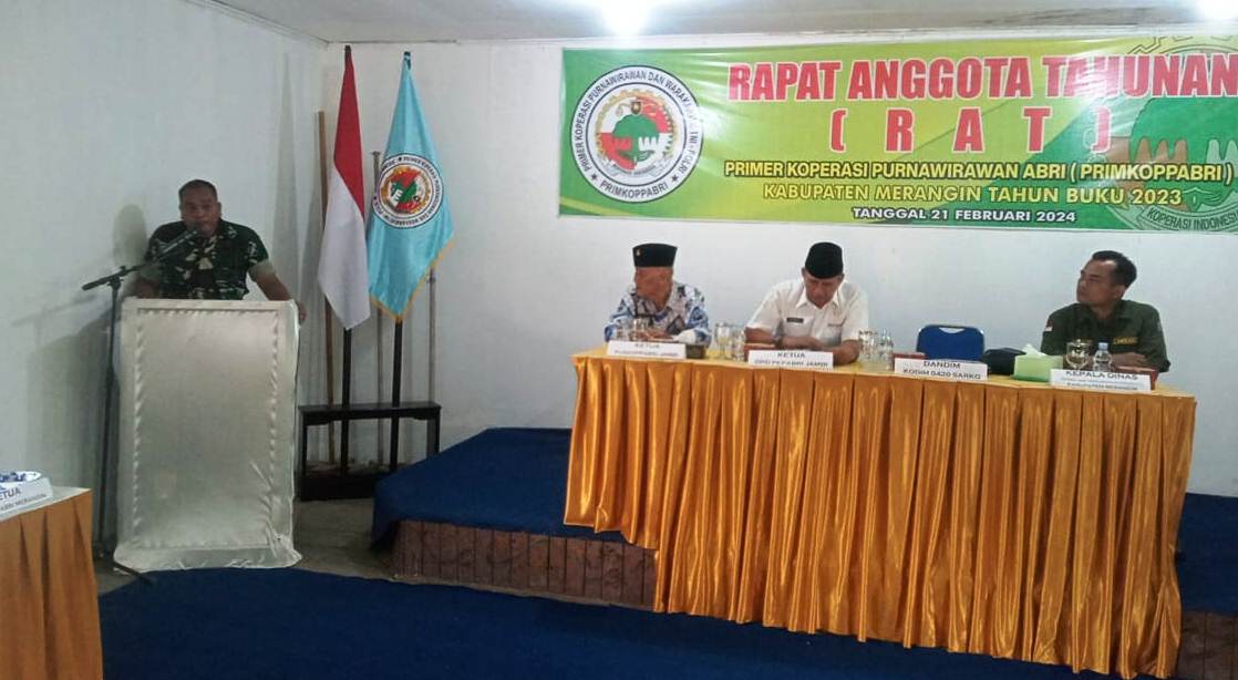 Kapendim 0420/Sarko Hadiri Rapat Anggota Tahunan,PUSKOPPABRI