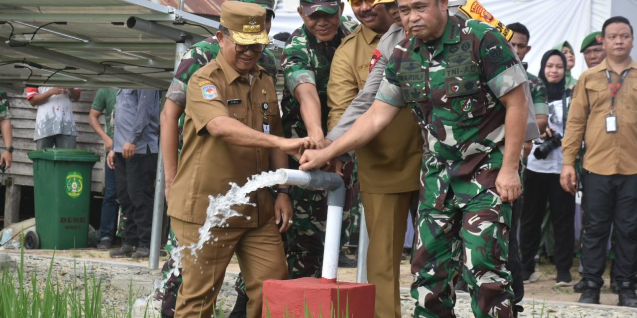 Kasad : Semoga 89 Sumber Air Bersih Ini Dapat Menyokong Sustainabilitas Kehidupan Rakyat Kaltim