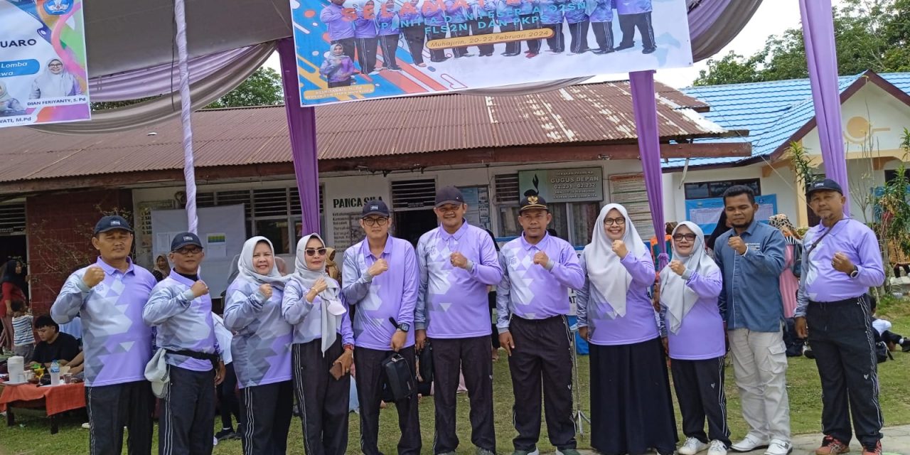 Camat suharyanto S.H.I Hadiri Pembukaan O2SN, FLS2N dan PKPS gugus Muhajirin Kecamatan Jambi Luar Kota tahun 2024