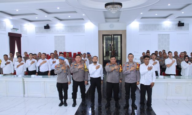 Wakapolresta Jambi Pimpin Pembukaan Latpraops Pekat Siginjai 2024.