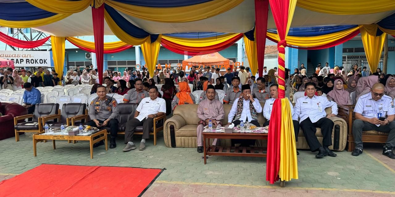 Kapolresta Jambi diWakili Kapolsek Jelutung Hadiri Outstanding 46 Netco’s Memorable Celebration Rangka HUT Ke-46 SMAN.3 Kota Jambi.