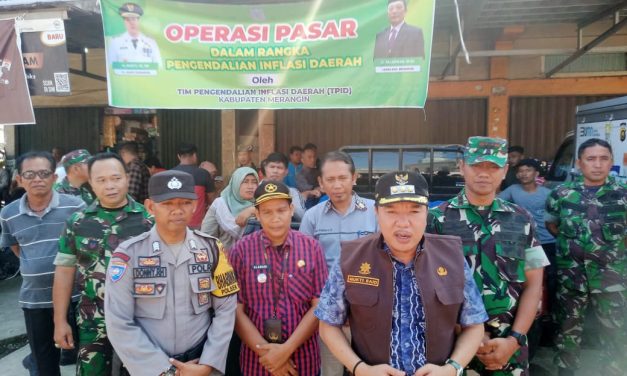 Bersama Forkopimda,Dandim 0420/Sarko IkutHadiri Operasi Pasar