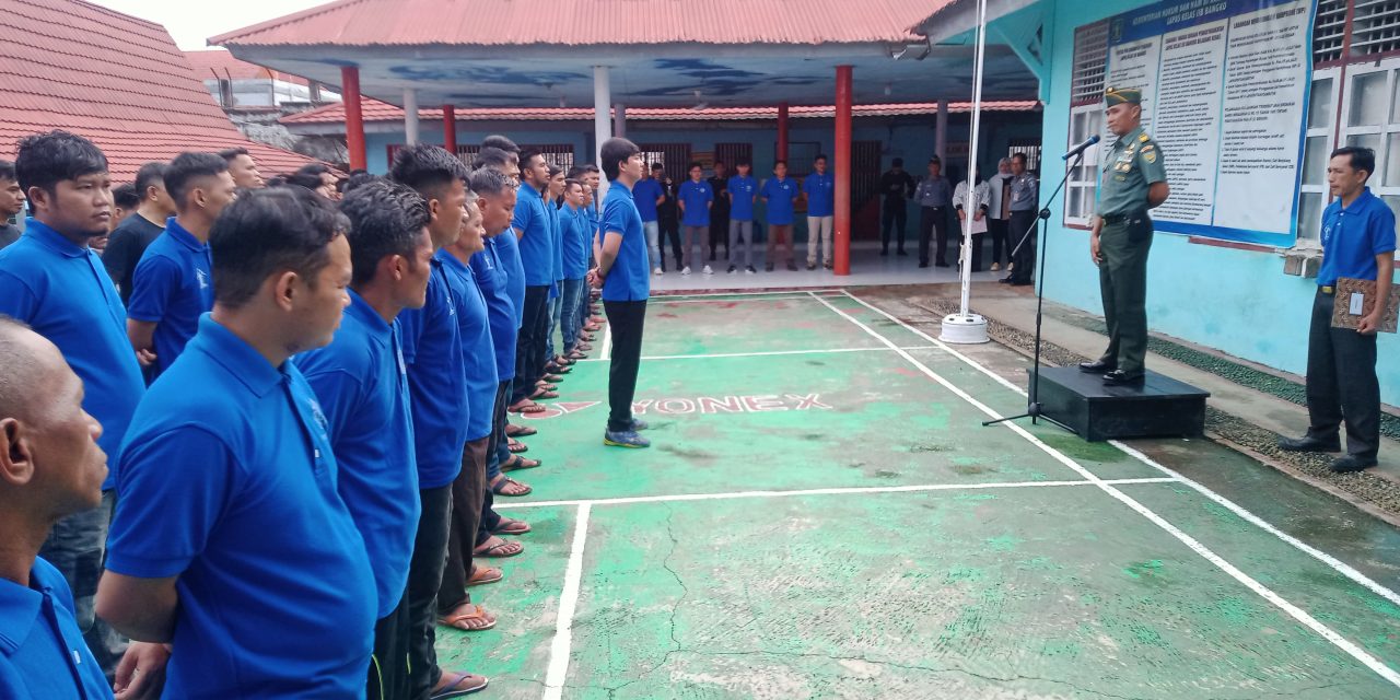 Kapten Inf Nofri Yudha, Beri Semangat Wasbang dan Motivasi Warga Binaan Lapas