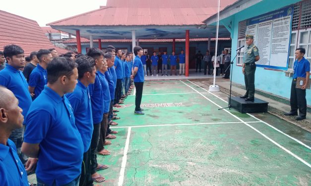 Kapten Inf Nofri Yudha, Beri Semangat Wasbang dan Motivasi Warga Binaan Lapas