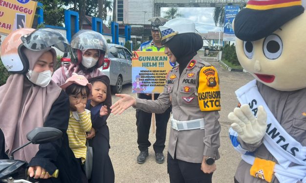 Satuan Lalu Lintas Polres Muaro Jambi melaksanakan Operasi Keselamatan 2024