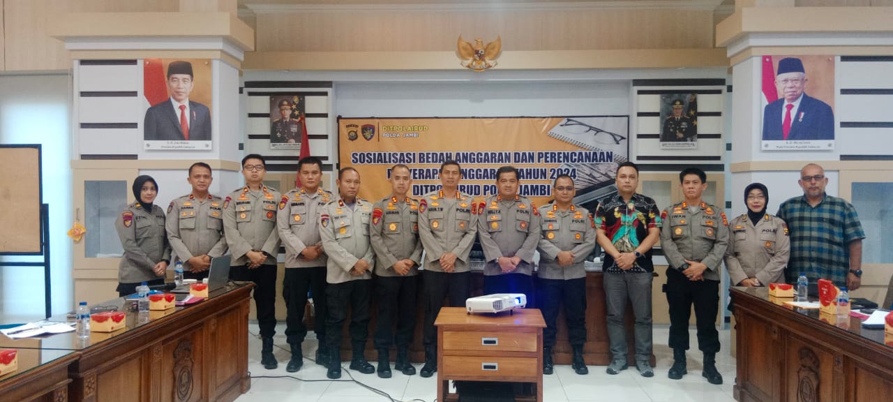 SOSIALISASIKAN ANGGARAN, DIRPOLAIRUD POLDA JAMBI PASTIKAN SEMUA KEGIATAN TERDUKUNG