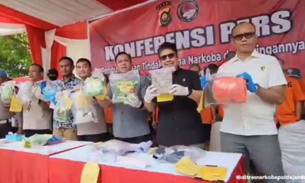 Ditnarkoba Polda Jambi Serius Tindak Penyalah Gunaan Narkoba Selama Dua Bulan Berhasil Selamatkan 2 Ribu Jiwa.