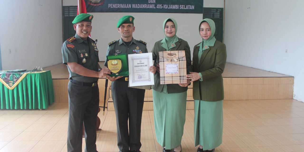 Dandim 0415/Jambi, Lepas Salah Satu Perwira Pindah Satuan.