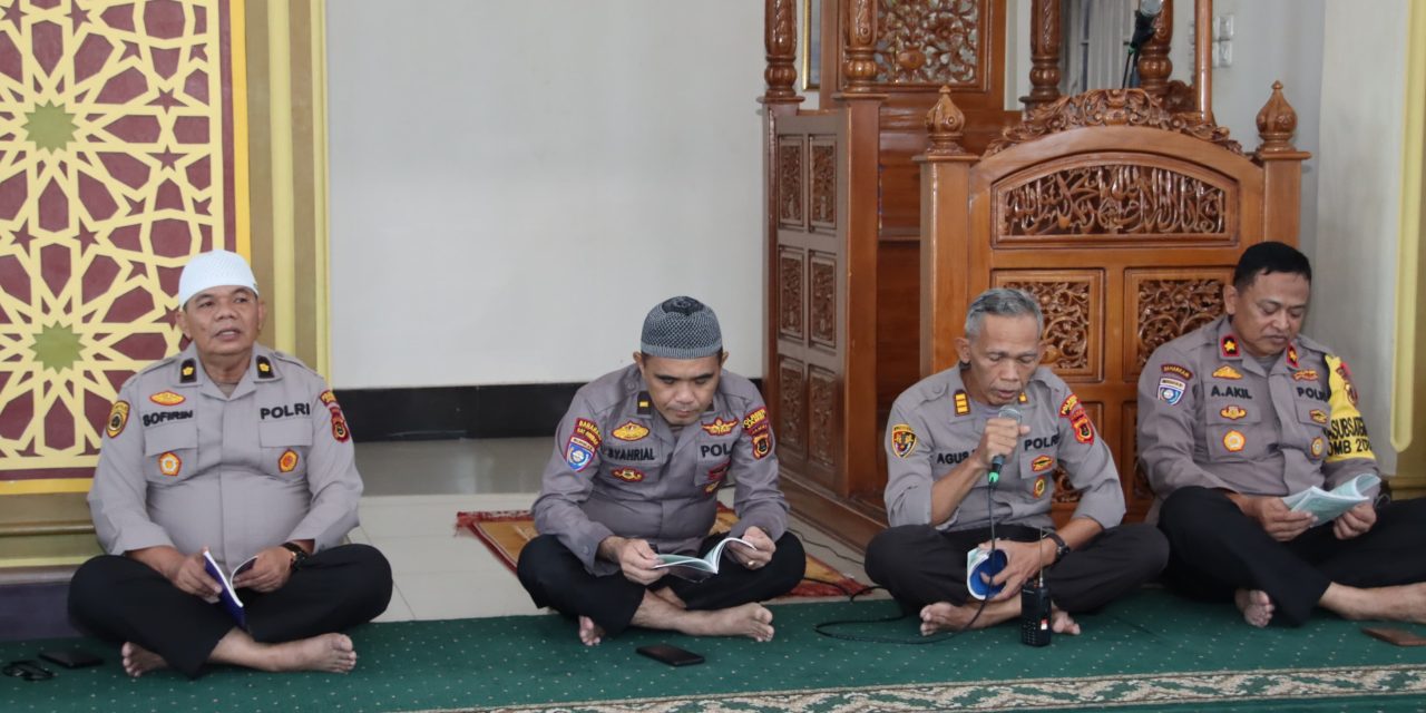 Tingkatkan Ketaqwaan dan Keimanan, Polresta Jambi Rutin Gelar Binrohtal Kepada Personel.