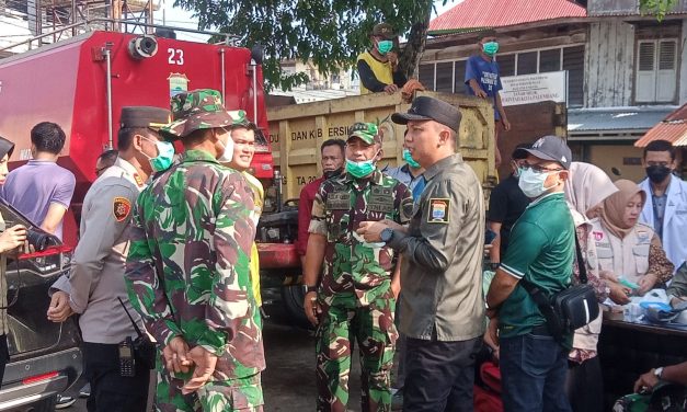 Gelar Jumat Bersih Dandim 0418/Palembang Harap Dapat Membangun Kesadaran Masyarakat Dengan Hidup Bersih